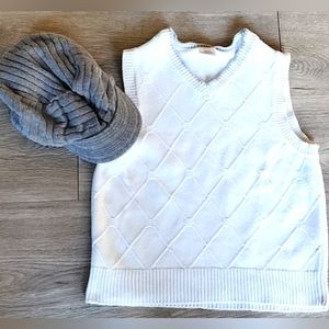 Sweater vest & Cap